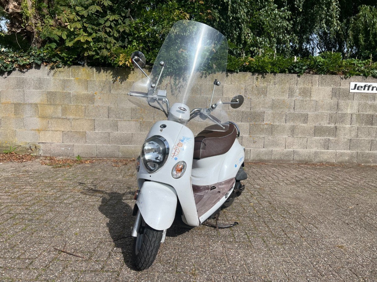 Kymco Sento 1-cilinder, 4-takt, luchtgekoeld Wit, Fietsen en Brommers, Ophalen, Gebruikt, Overige modellen, -