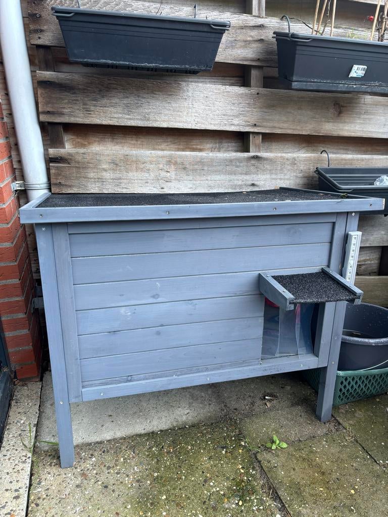 Geïsoleerd Kattenhuis voor Buiten, Ophalen, Zo goed als nieuw