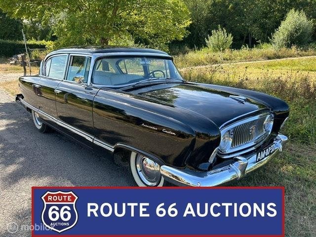 Nash Ambassador V8 | Route 66 Auctions, Auto's, Overige merken, Overige carrosserieën, Zwart, Bedrijf