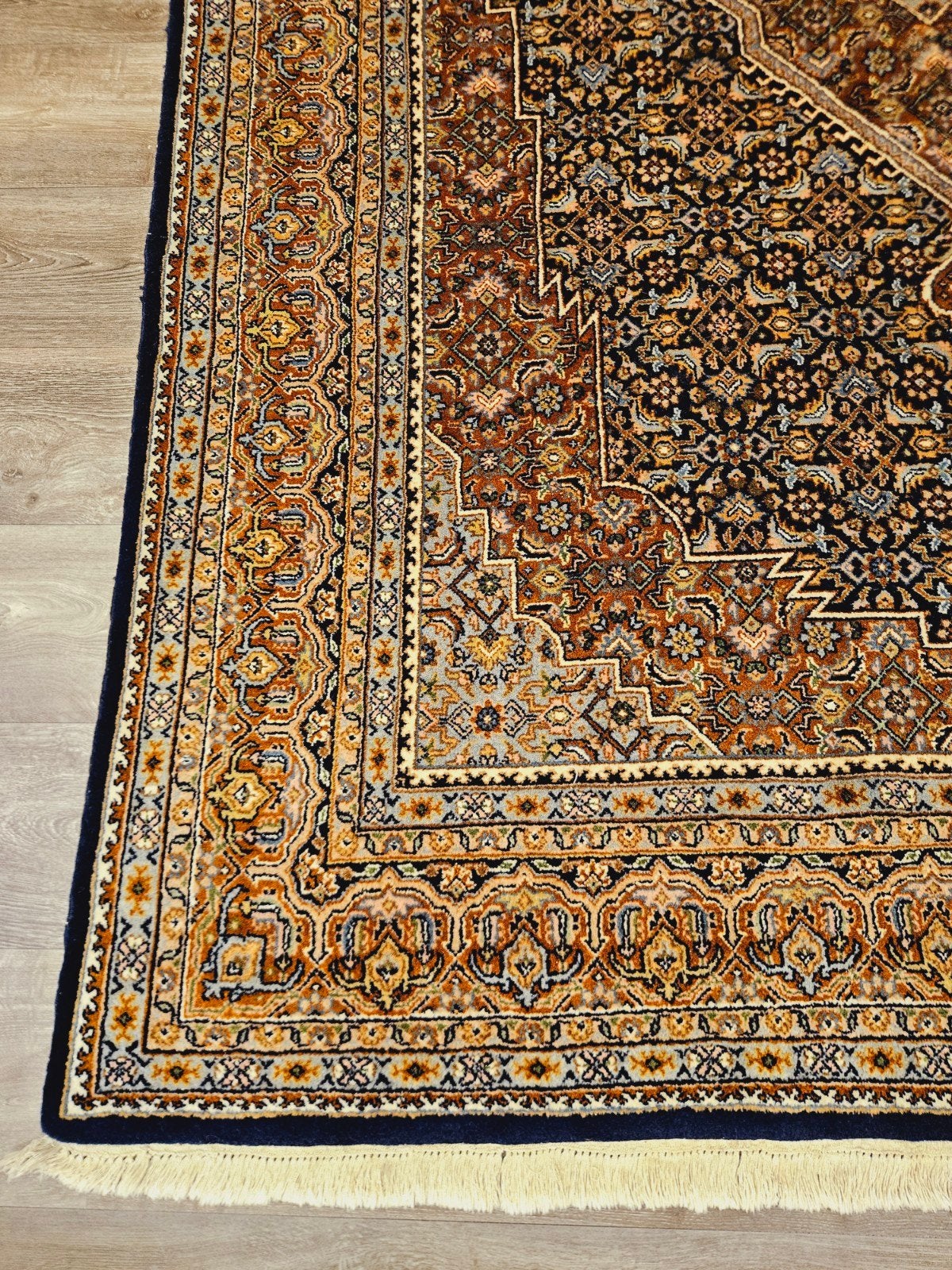 Perzisch Handgeknoopt Bidjar Tapijt. 170 x 250, Perzisch, 150 tot 200 cm, 200 cm of meer, Ophalen of Verzenden