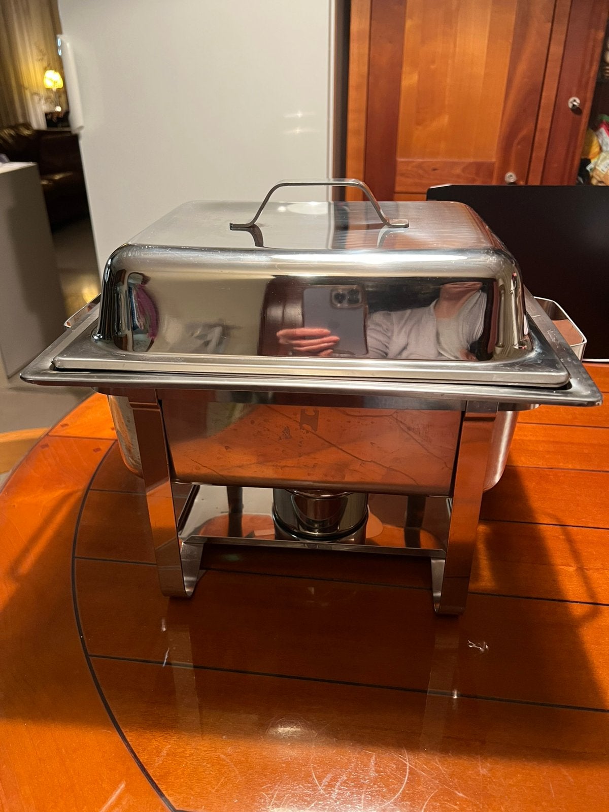 Chafing dish, Ophalen of Verzenden, Zo goed als nieuw