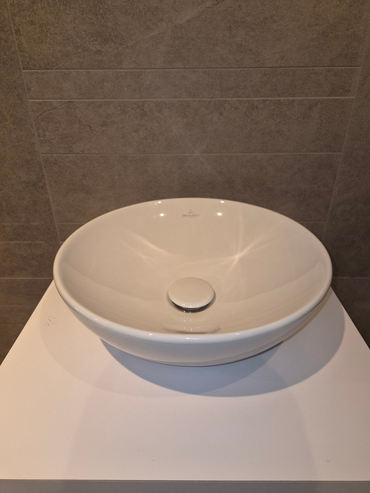 Villeroy & Boch opzetwastafel - 38 cm diameter, 12 cm hoog, Ophalen, Nieuw, Wastafel