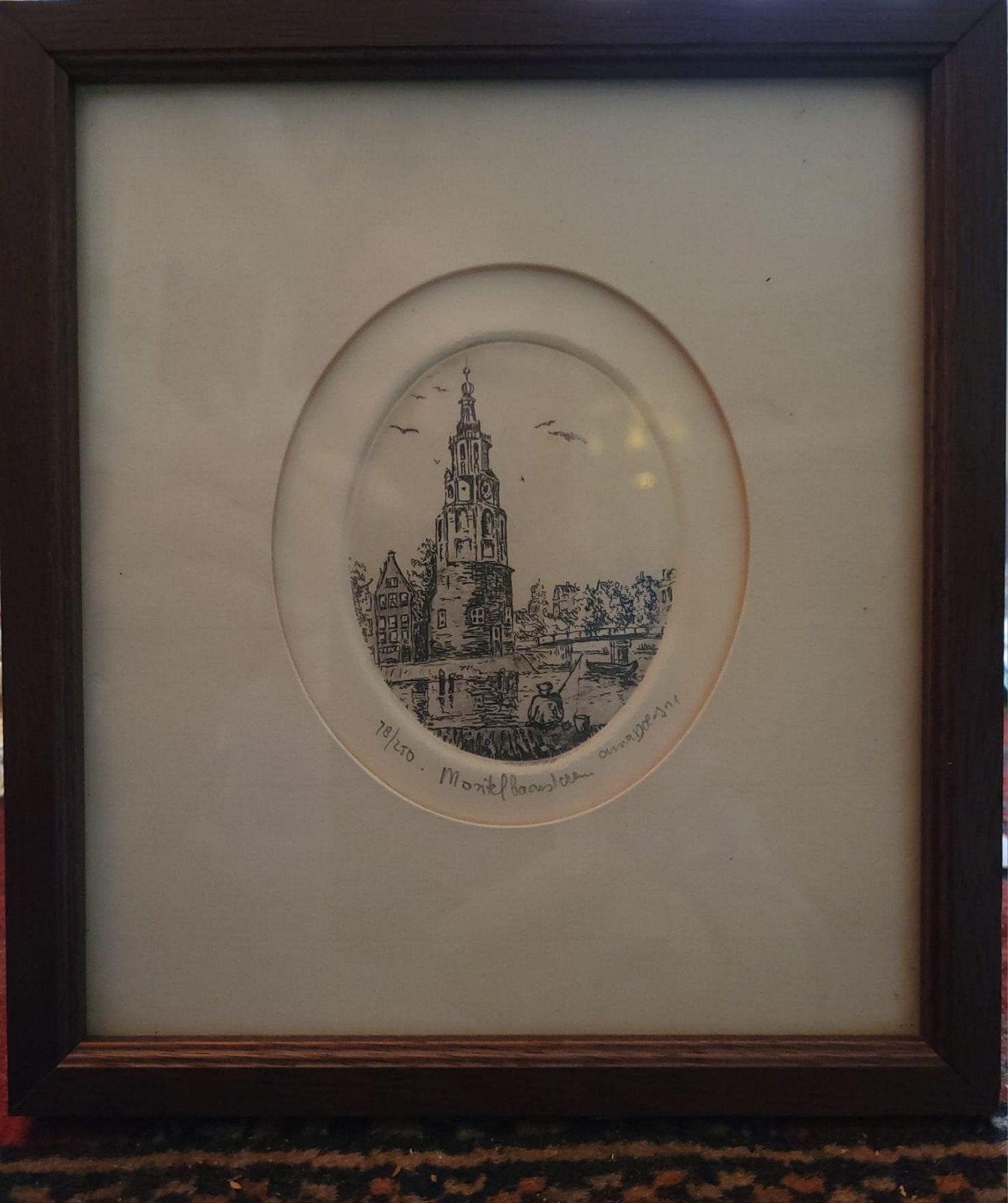 ets kunstwerk Anna Doedijns 78/250, Antiek en Kunst, Ophalen of Verzenden, 18 cm, 13 cm