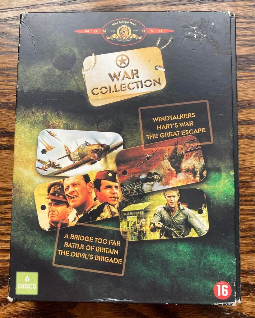 War Collection DVD Boxset - 6 Films, Gebruikt, Vanaf 16 jaar, Ophalen of Verzenden, Boxset