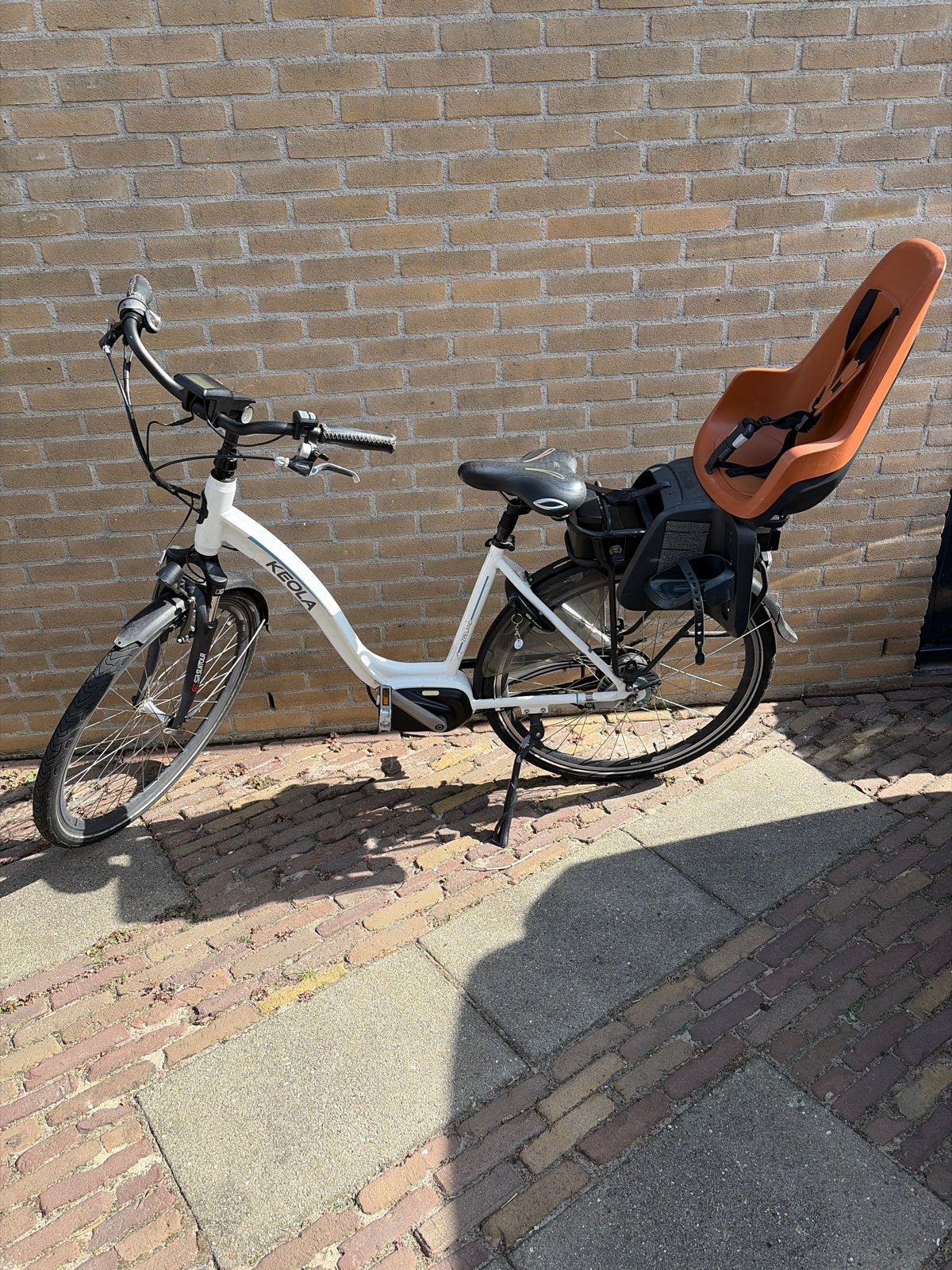 Keola elektrische fies, Fietsen en Brommers, Elektrische fietsen, Gebruikt, 51 tot 55 cm, 50 km per accu of meer, Ophalen