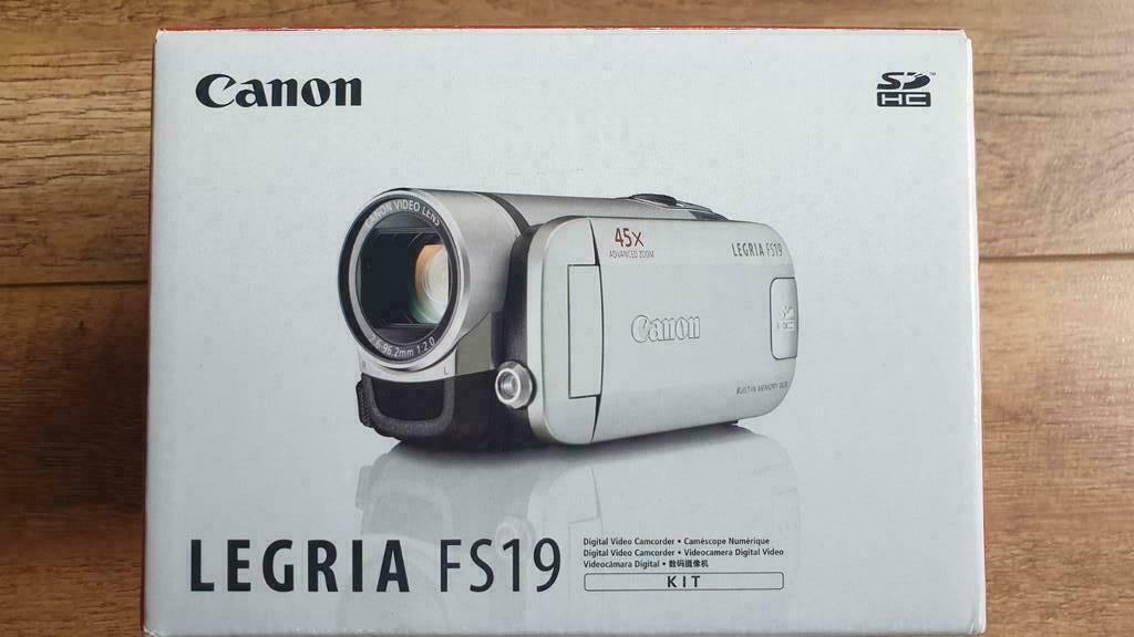 Canon Legria FS19 Digital Video Cancorder, Harde schijf, Canon, 20x of meer, Ophalen of Verzenden