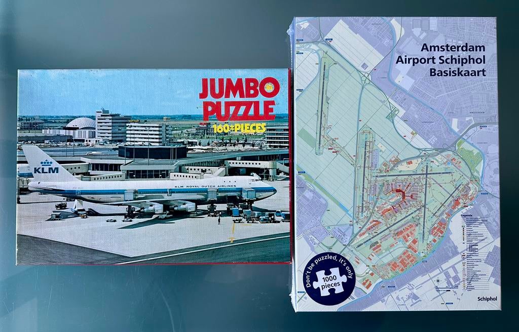 KLM Schiphol puzzels, Ophalen of Verzenden, Zo goed als nieuw, Overige typen