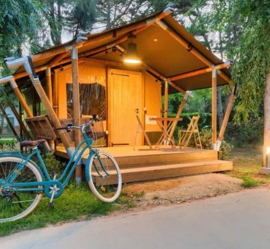 Luxe Safaritent, Lodge, Glamping + VLOER |NIEUW| prijs vanaf, Caravans en Kamperen, Tenten, Ophalen of Verzenden, Nieuw, Tot en met 4
