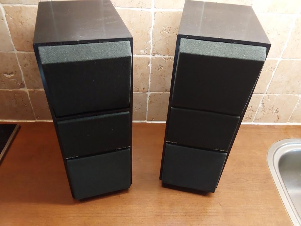 2 B & O BEOVOX C 75., Ophalen of Verzenden, 60 tot 120 watt, Front, Rear of Stereo speakers, Overige merken