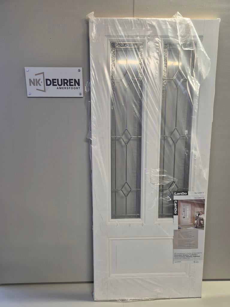 Cando Muiden glas in lood (88x211,5) Stomp NIEUW, Ophalen, Binnendeur, Nieuw, Glas