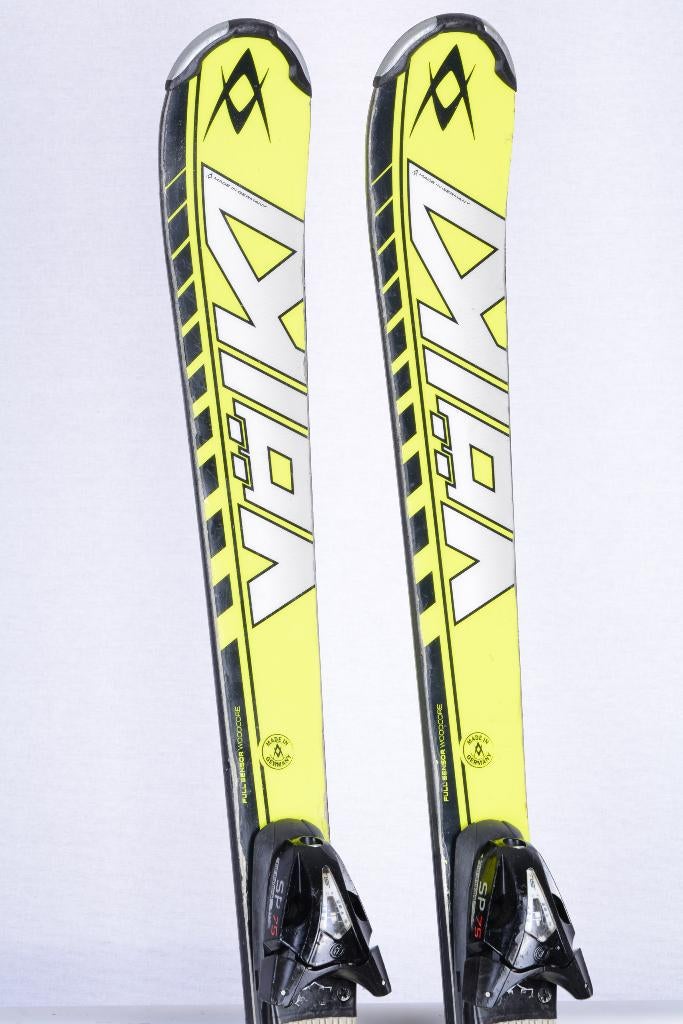 130 kinder ski's VOLKL RACETIGER SL, power shell tech, Sport en Fitness, Skiën en Langlaufen, Overige merken, Gebruikt, 100 tot 140 cm