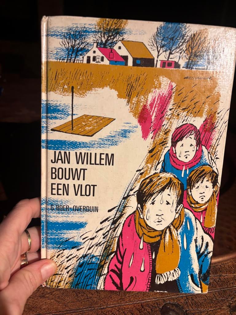 Jan Willem Bouwt een Vlot - G. Boer-Overduin, Ophalen of Verzenden, Gelezen, Fictie algemeen