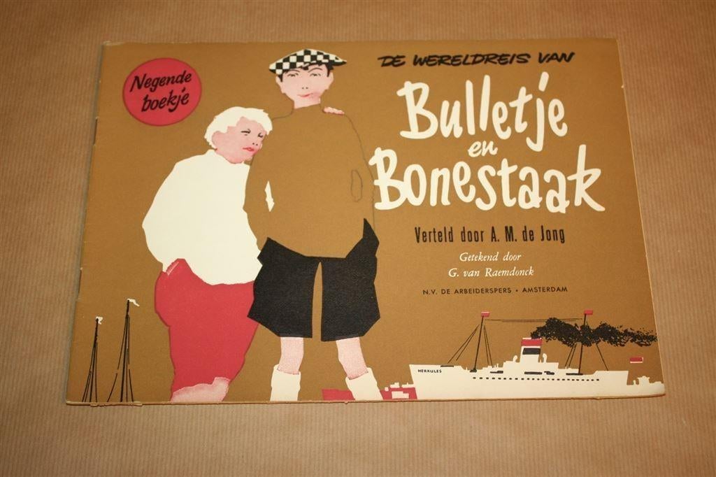 De wereldreis van Bulletje en Bonestaak 9., Eén stripboek, Ophalen of Verzenden, Gelezen