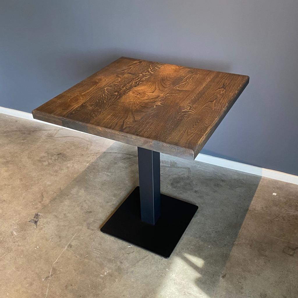 Eiken horeca tafel 70x70cm € 495,00, 50 tot 100 cm, Eikenhout, Vierkant, Nieuw