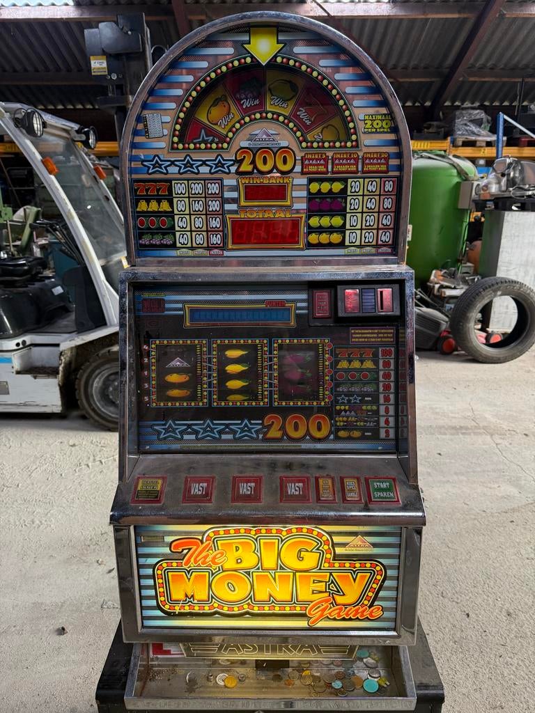 Defecte Gokkast - Big Money - Euro's, Verzamelen, Met sleutels, O, O, Ophalen of Verzenden