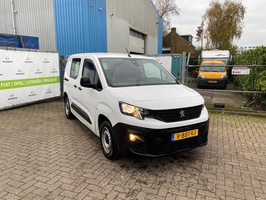 Peugeot Partner 1.6 Bluehdi 75pk 650kg  2019, Voorwielaandrijving, Stof, 74 pk, 4 cilinders