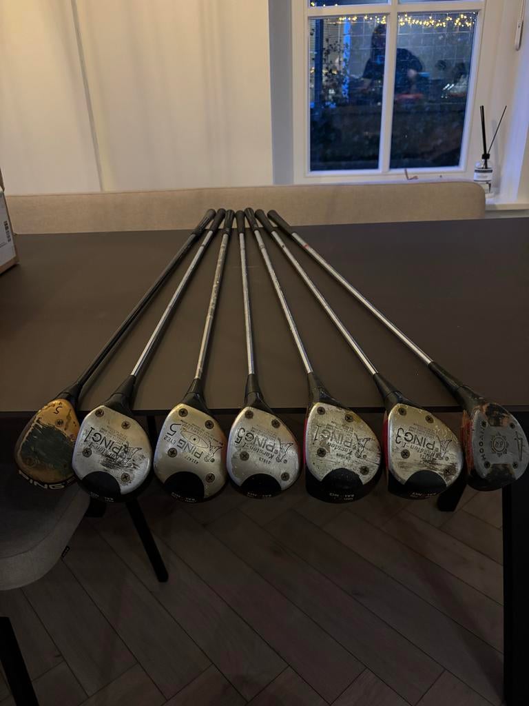Ping Eye2 en Karsten woods voor alle clubs, Sport en Fitness, Golf, Ophalen of Verzenden, Club, Ping