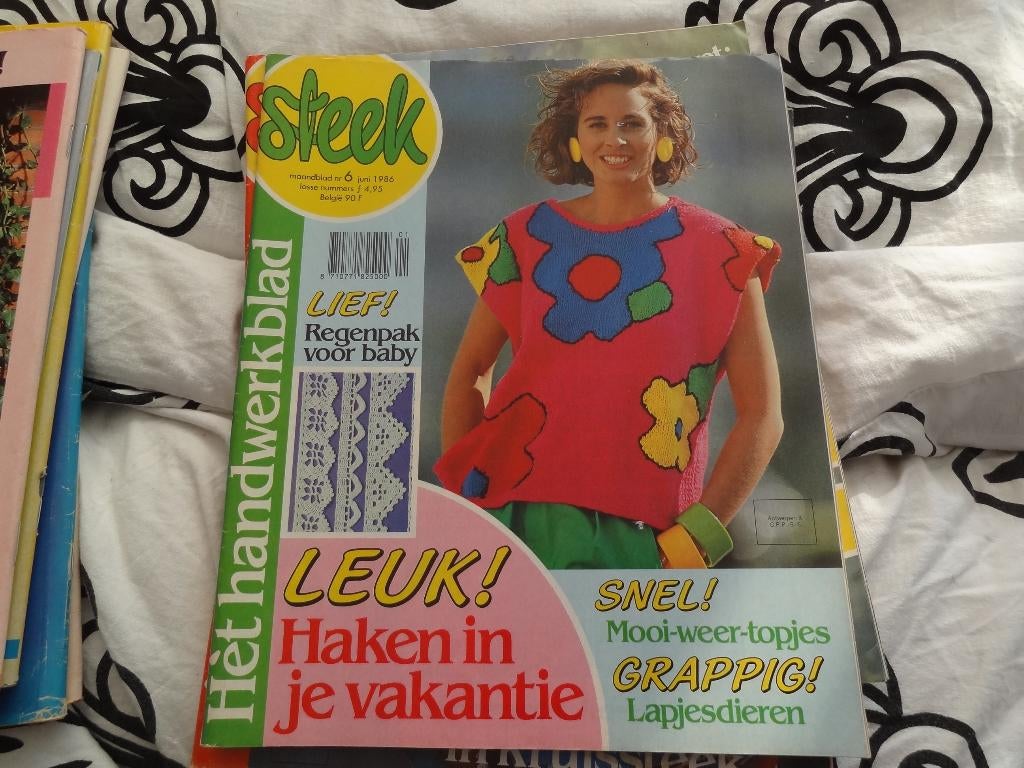 tijdschrift steek nr 6 juni 1986, Ophalen of Verzenden, Gelezen, Damesbladen