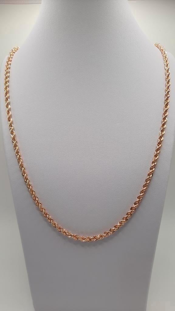 gouden rope ketting 14kt