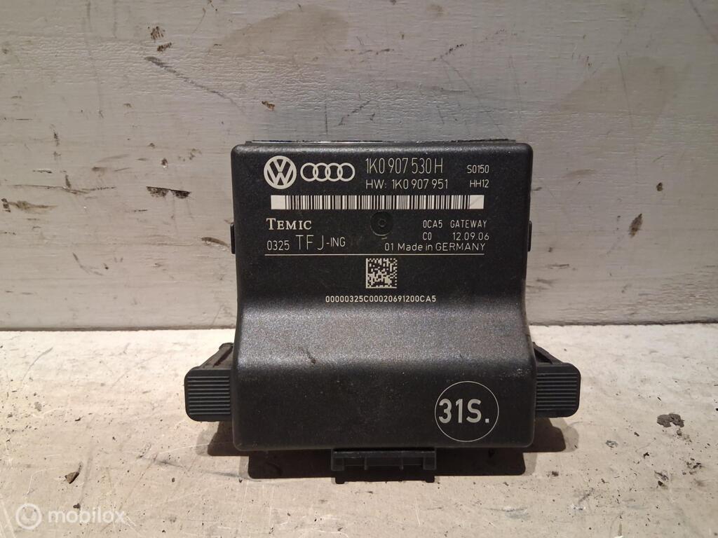 Gateway module Vw Golf V 1.4 TSI ('03-'08) 1K0907530H, Gebruikt, Volkswagen, Ophalen of Verzenden