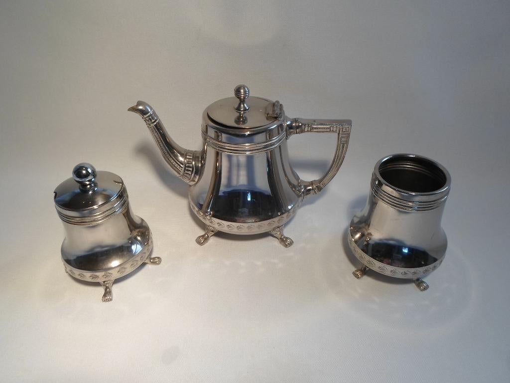 C. Kurz & Co Tiel Tin Servies Art Deco Jugendstil, Ophalen of Verzenden