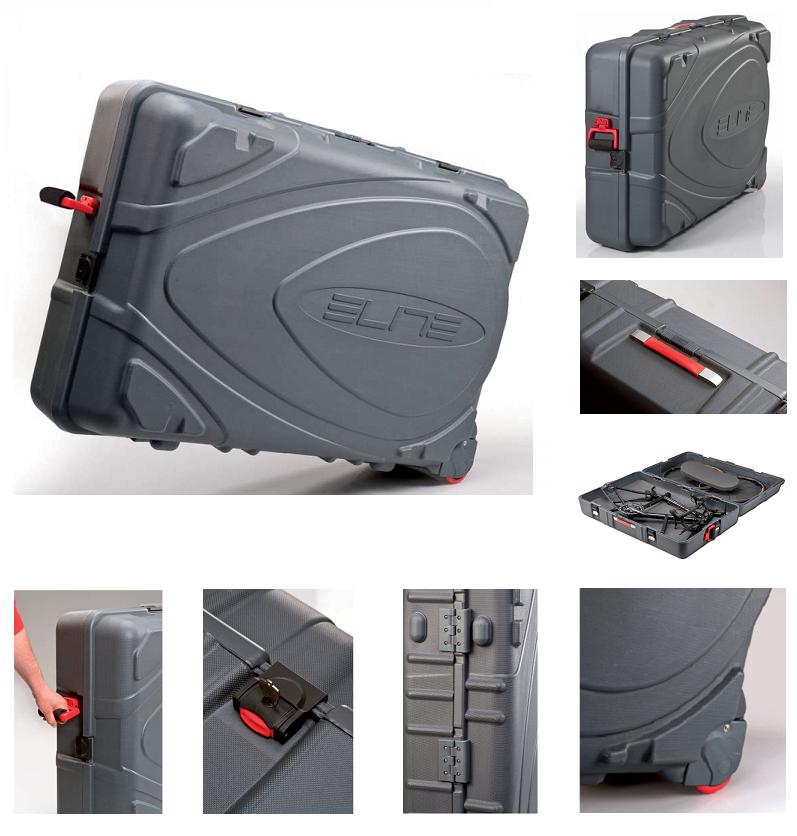 TE HUUR Fietskoffer Elite Vaison hardcase 1 week vliegtuig, Sieraden, Tassen en Uiterlijk, Koffers, Zo goed als nieuw, Hard kunststof
