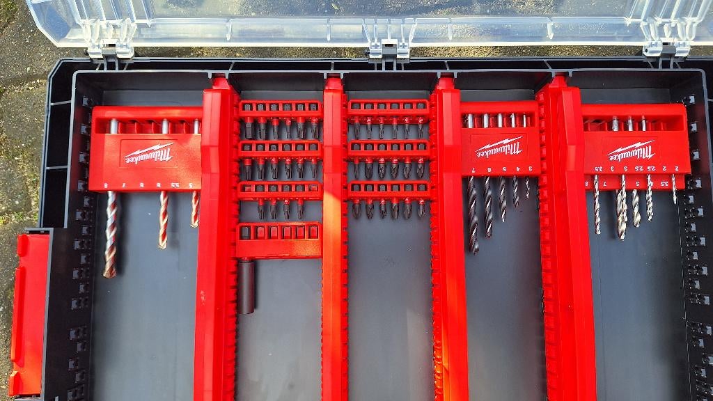 2x Milwaukee Boor en bitsets in koffer Shockwave 50 Delig!, ., Nieuw, Ophalen of Verzenden, .