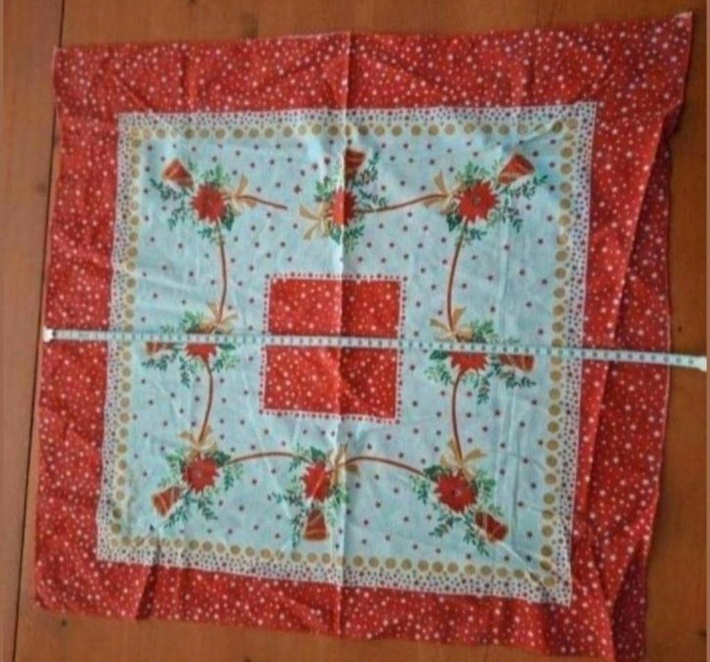 Retro Kerstkleed Vierkant, Ophalen of Verzenden