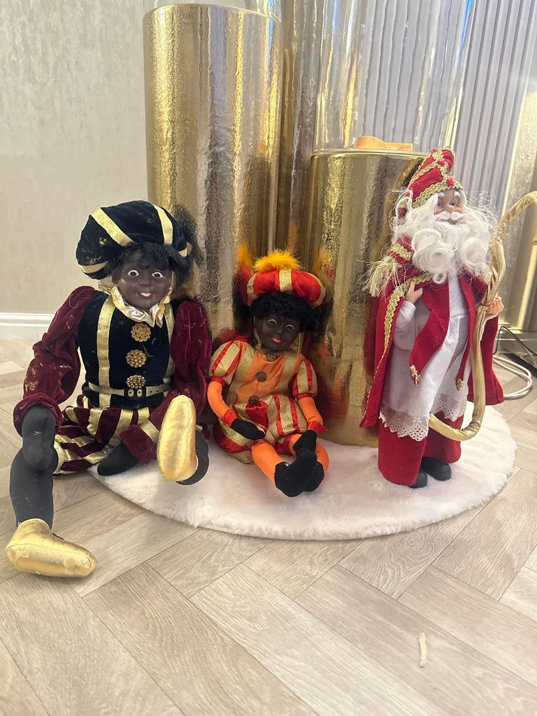 Sinterklaas en Pieten Poppen V&D Etalage, Ophalen of Verzenden, Gebruikt, Pop