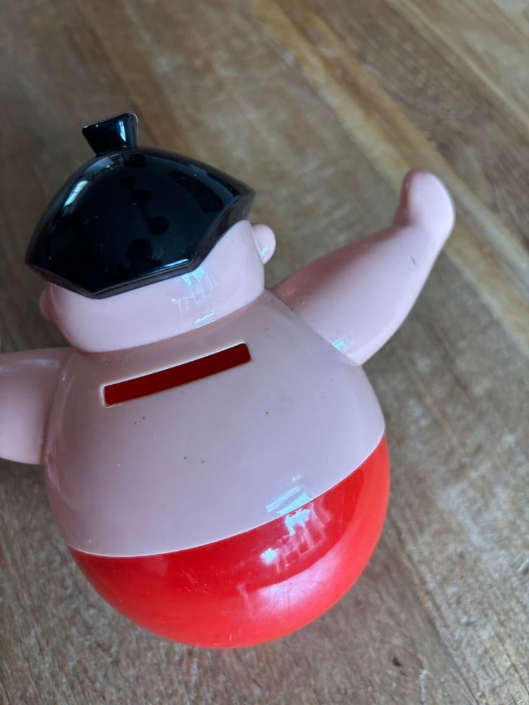 Wiebel Spaarpot Sumo Worstelaar, Verzamelen, Ophalen of Verzenden, Gebruikt, Kunststof, Overige thema's