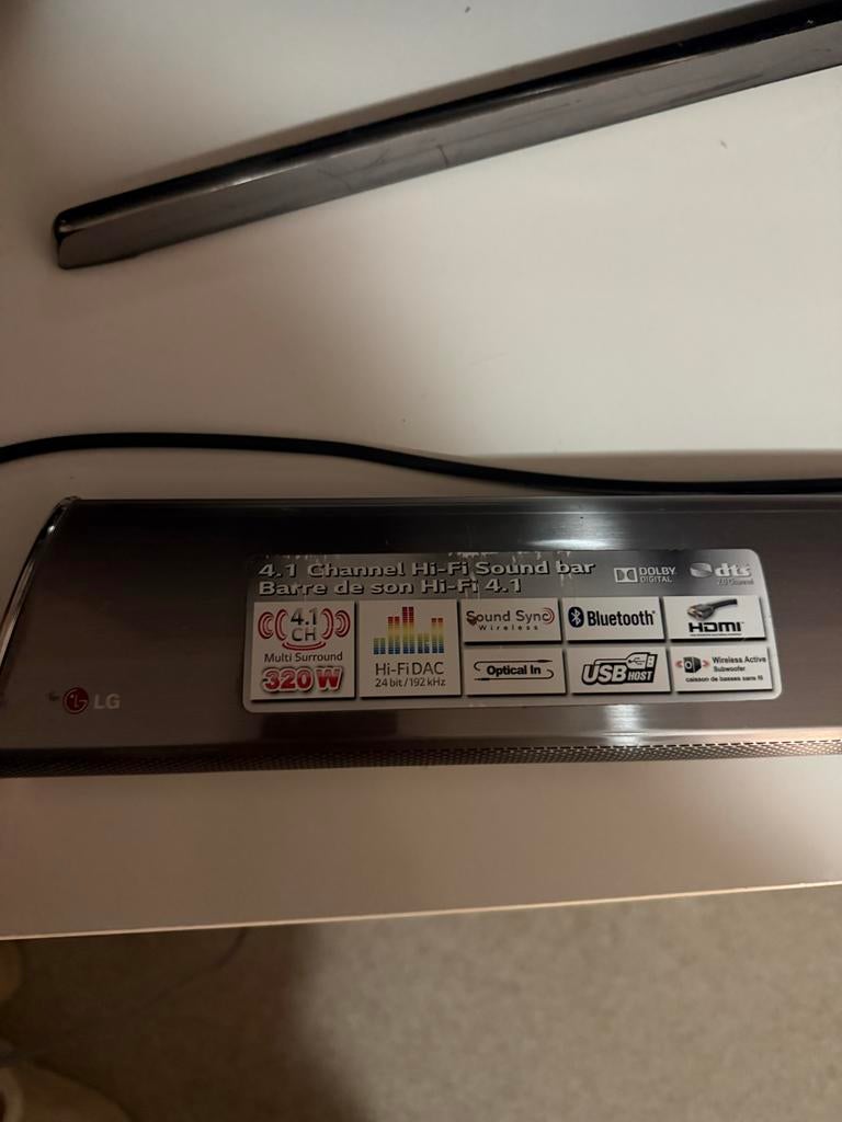LG Soundbar - Geweldige Geluidskwaliteit!, Ophalen of Verzenden, Bluetooth, Gebruikt