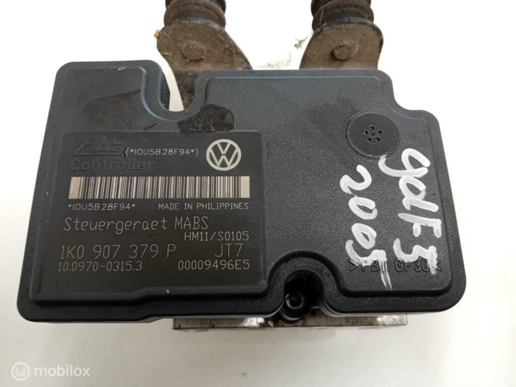 ABS pomp Volkswagen Golf 5 1K0614117H 1K0907379P, Ophalen of Verzenden, Gebruikt