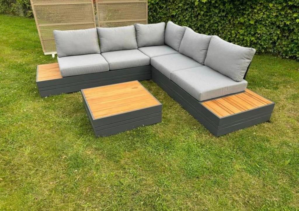 Nieuw Formentera loungebank tuinbank  buitenbank, Tuin en Terras, Ophalen of Verzenden, Zo goed als nieuw, Aluminium