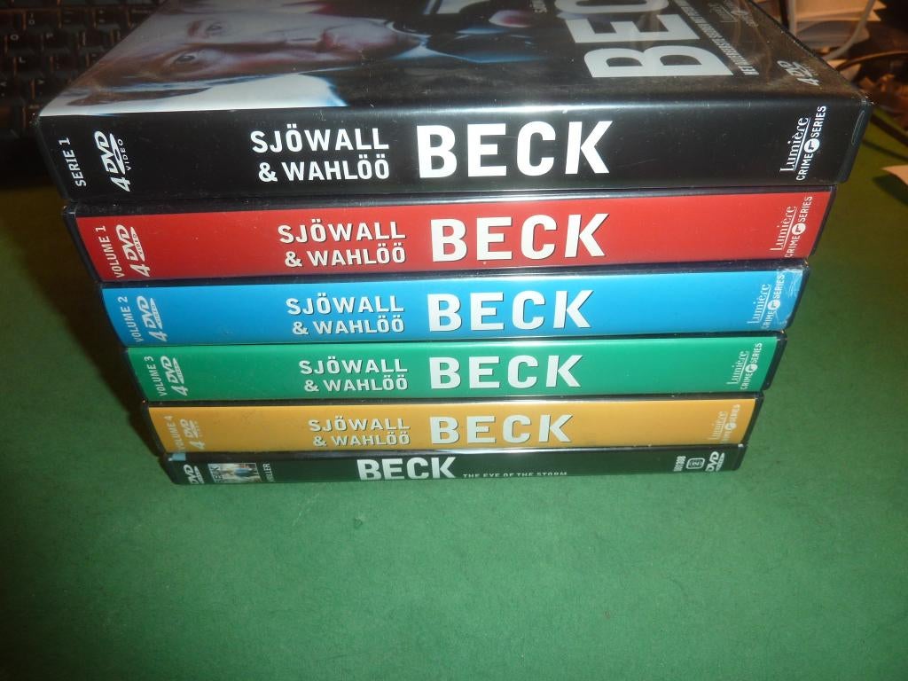 Beck  Volume 1,2,3,4 + Serie 1 + The eye of the storm Dvd, Cd's en Dvd's, Verzenden, Alle leeftijden, Boxset, Zo goed als nieuw