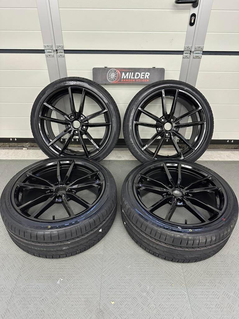 Pretoria Look velgen + Tracmax banden 18” 5x112 Nieuw BTW, 18 inch, Industrieweg oost 5b9, 6662NE Elst., Banden en Velgen, Nieuw
