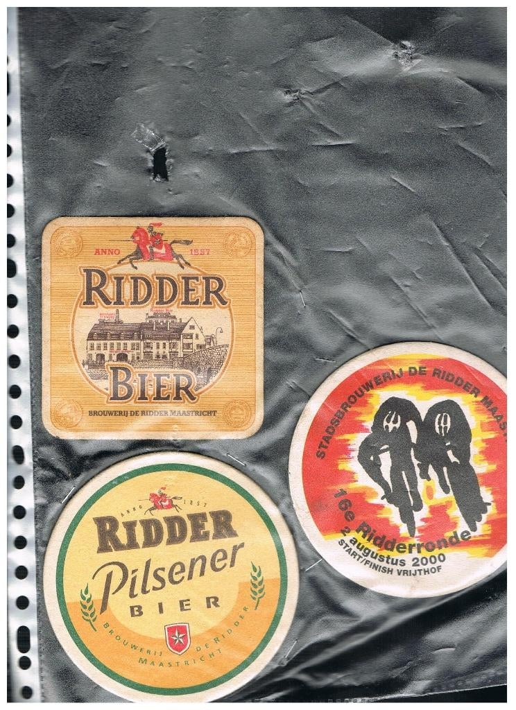 BIERVILTJES RIDDER, Verzamelen, Biermerken, Verzenden, Nieuw, Viltje(s), Overige merken