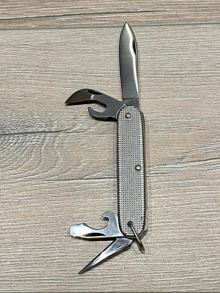 ZAKMES | AMEFA Vintage Aluminium 4-bladig Zakmes (NIEUW), Verzamelen, Verzenden