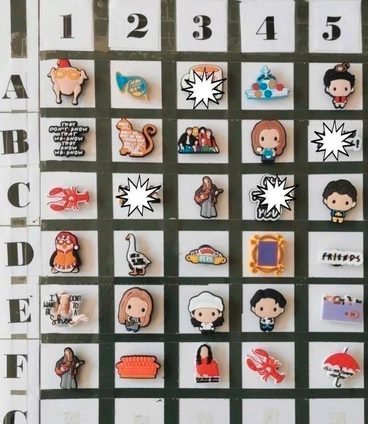 G: F.R.I.E.N.D.S Schoenbedels Pins voor de Crocs, Ophalen of Verzenden, Nieuw, Overige onderwerpen