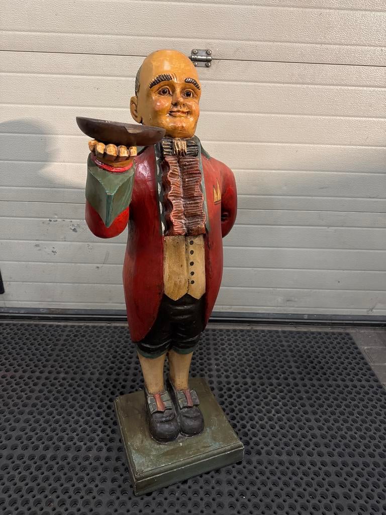 Houten Butler - 1 Meter Hoog, Antiek en Kunst, Ophalen