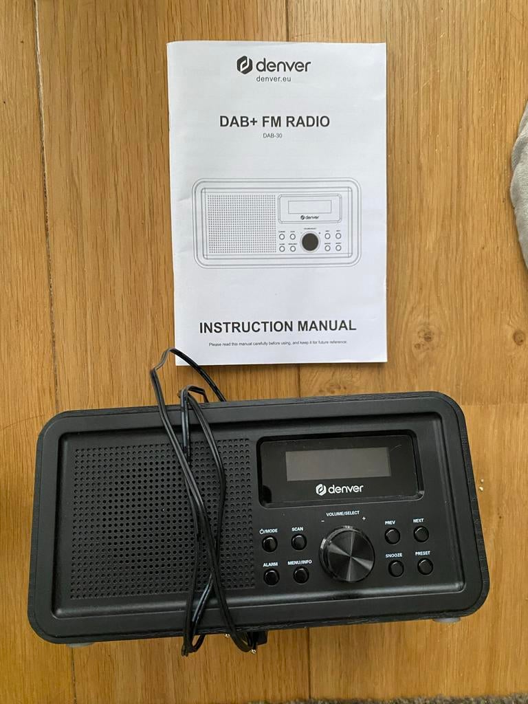 Denver DAB+ FM Radio - DAB-30, Ophalen, Gebruikt, Radio