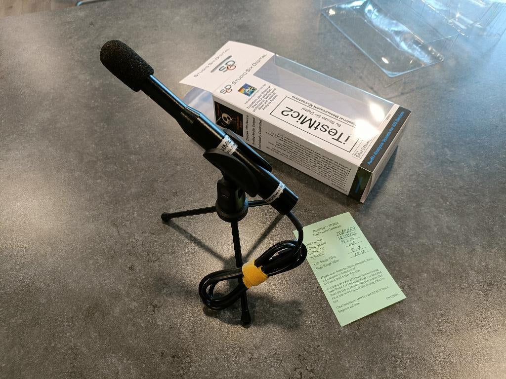 iTestMic2 Lightning - microfoon decibel voor ipad iphone, Ophalen of Verzenden, Zo goed als nieuw