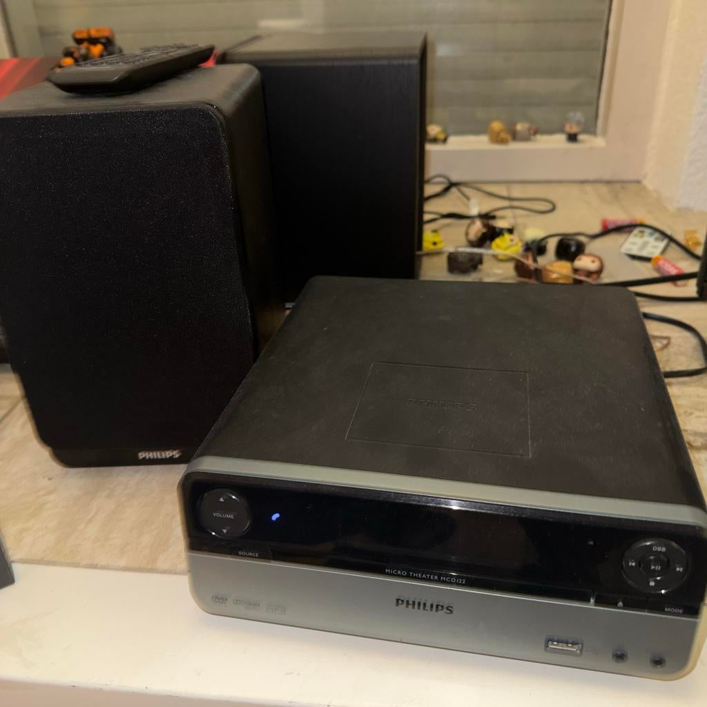Philips Micro Theater MCD122 Soundsysteem, Philips, Gebruikt, 2.1-systeem, Ophalen of Verzenden