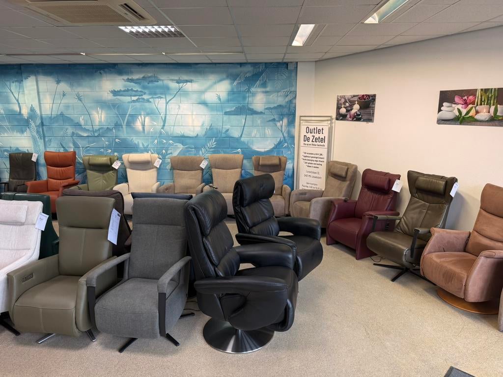 Outlet staopstoelen en relax fauteuils gratis bezorging, Ophalen of Verzenden, Nieuw