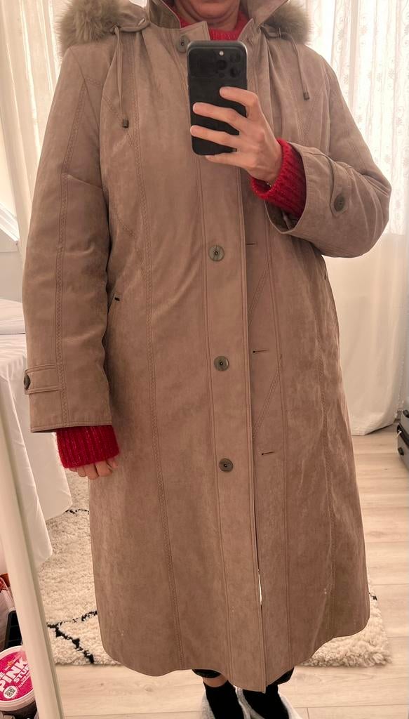 Maat 44 lange jas parka jas vintage jas retro trenchcoat cos, Ophalen of Verzenden, Zo goed als nieuw, Maat 46/48 (XL) of groter