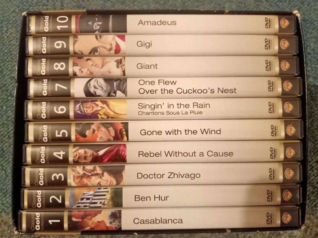 Warner Bros Classic Gold Collection 10 dvd box, Alle leeftijden, Overige genres, Ophalen of Verzenden, Zo goed als nieuw