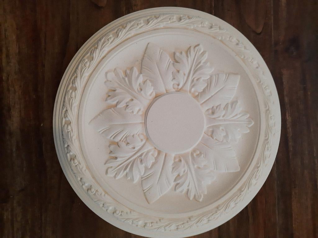 Massief gipsen rozet ornamenten gips wanddecoratie plafond, Ophalen, Nieuw