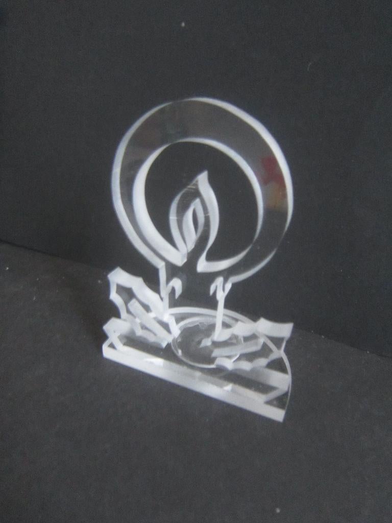 kaars waxine huis altaartje  mooi dik plexiglas transparant, Overige materialen, Nieuw, Ophalen of Verzenden, Kaars