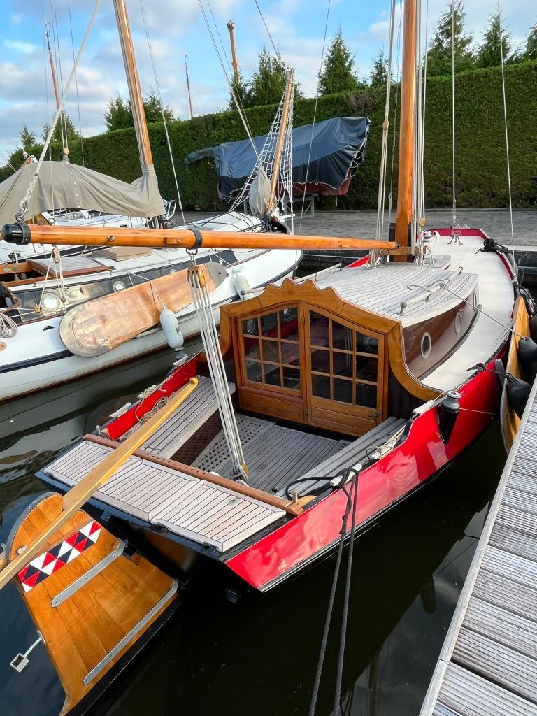 Zeeschouw platbodemjacht, Ophalen, Gebruikt, Staal, Diesel
