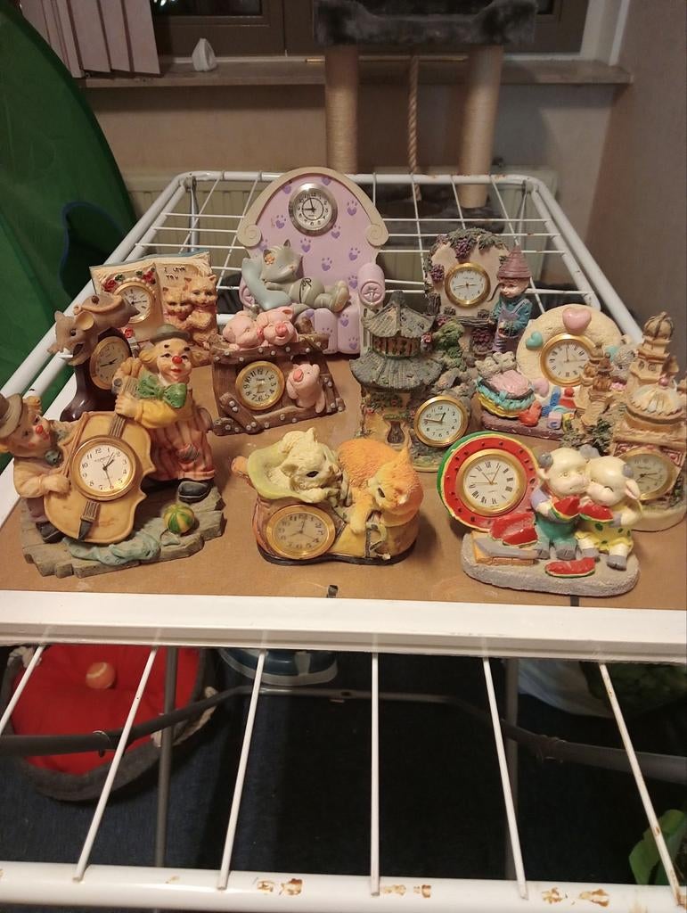 Miniatuur klokjes bieden per stuk, Ophalen, Gebruikt