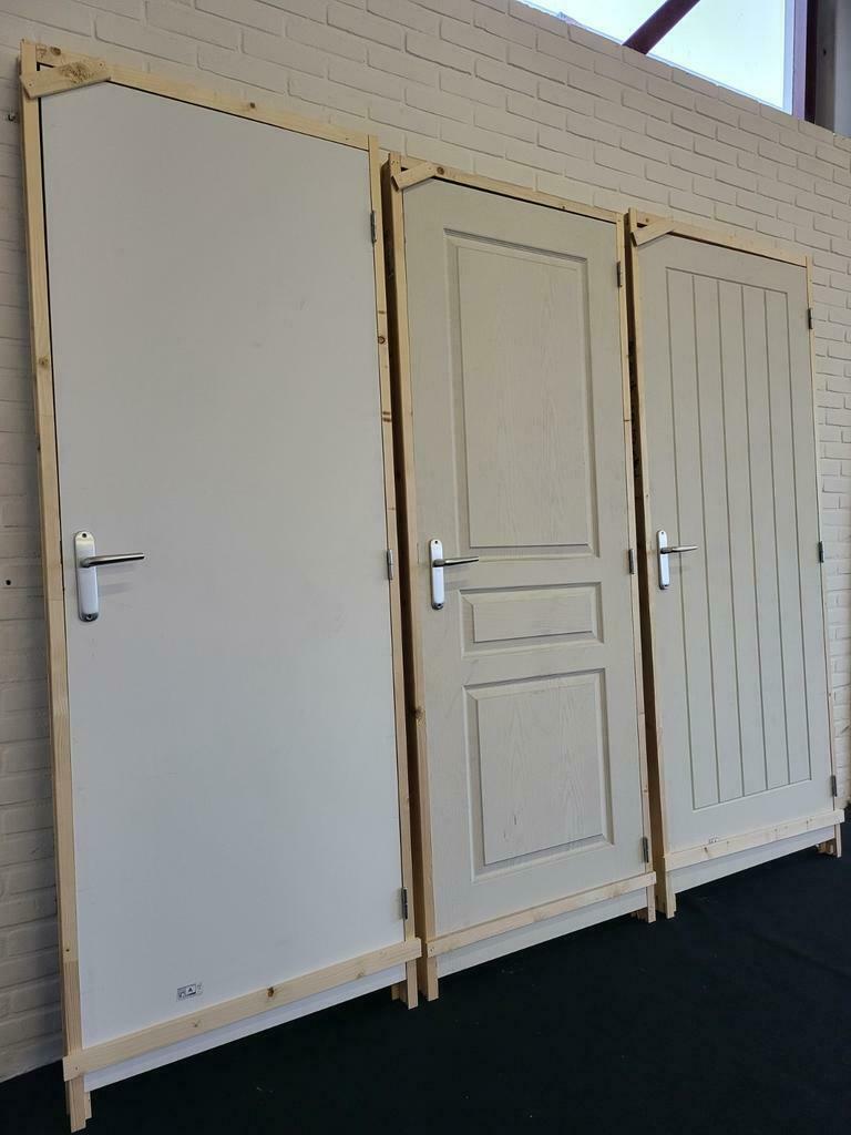 Nieuwe paneeldeur + kozijn / Stompe binnendeur / stalen deur, Ophalen, 80 tot 100 cm, Binnendeur, Nieuw